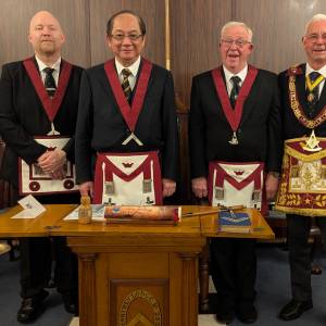 Installation of New Worshipful Master at Aethelwulf Court No. 40 on Wednesday 25th June 2025